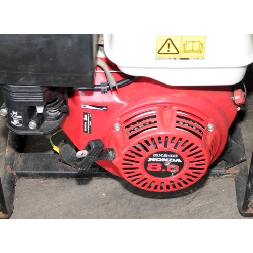 377 - Honda GX240 8.0 petrol motor / power unit