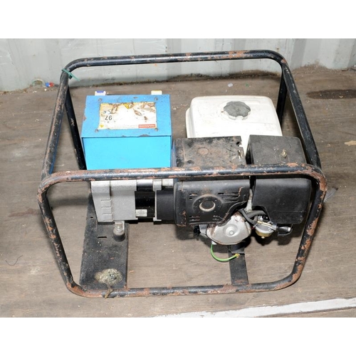 377 - Honda GX240 8.0 petrol motor / power unit