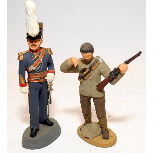 88 - Collection of seven quality hand painted limited edition military figures from the 'Soldiers of the ... 