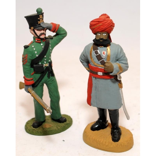 88 - Collection of seven quality hand painted limited edition military figures from the 'Soldiers of the ... 