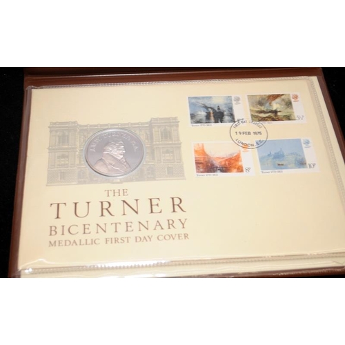 29 - Turner first day coin cover, Sir Francis Chichester FDC and a Zloty Potok The Golden Torrent c/w fur... 