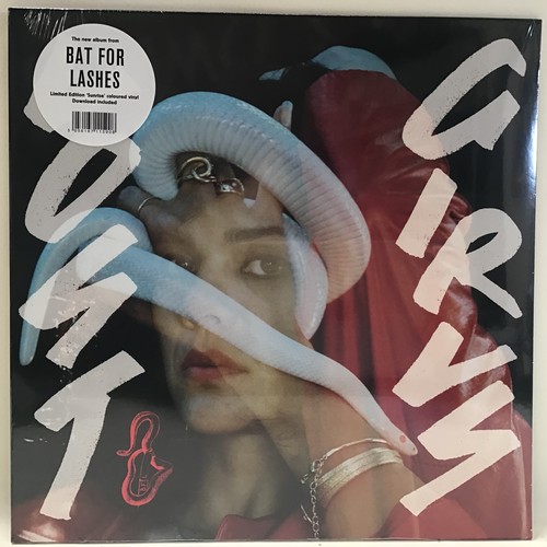 12 - BAT FOR LASHES VINYL LP RECORDS. Here we have 2 copies of ‘Lost Girls’ both on coloured vinyl (Sunri... 