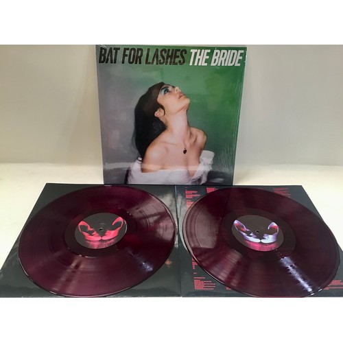 12 - BAT FOR LASHES VINYL LP RECORDS. Here we have 2 copies of ‘Lost Girls’ both on coloured vinyl (Sunri... 