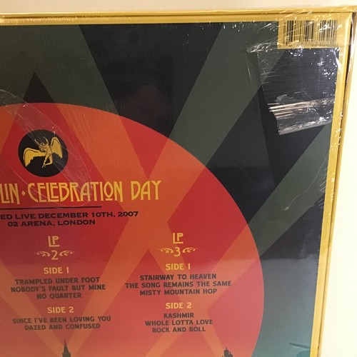 53 - LED ZEPPELIN ‘CELEBRATION DAY’ 3 X LP 180G VINYL BOX SET. Features: 180g Vinyl 3 - LP Box Set, Live ... 