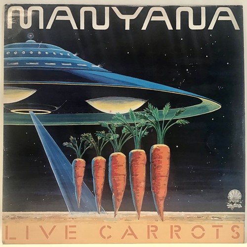 67 - MANYANA LP VINYL RECORD ‘LIVE CARROTS’. Great 10 track album found here on Modelle Records AVR 1938.... 