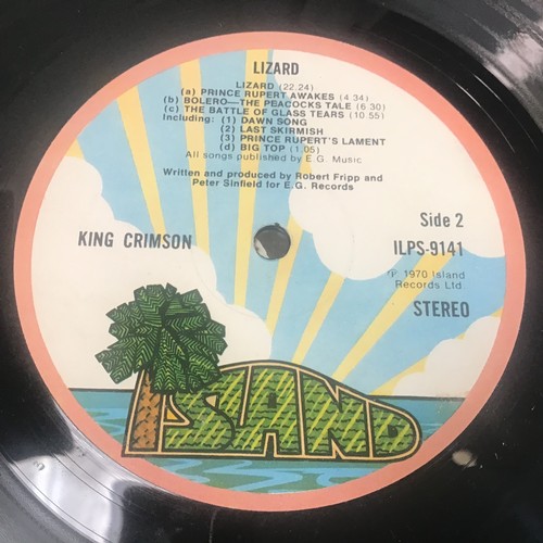 47 - KING CRIMSON ‘LIZARD‘1st PRESS ON ISLAND PINK RIM LABELS. This vinyl was released in 1970 and is fou... 