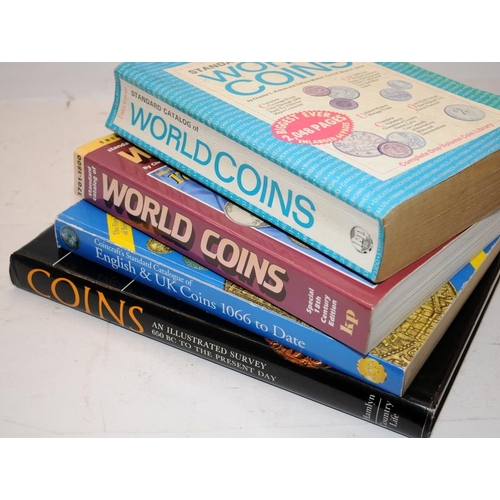 56 - Collection of reference books relating to GB and World coins. 8 in lot