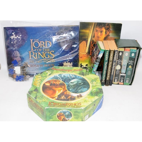 24 - Large collection of books and games relating to the Lord of the Rings franchise