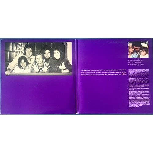 24 - PAUL McCARTNEY VINYL SET “WINGSPAN HITS & HISTORY”. Comes in a gatefold sleeve with  Printed inner s... 