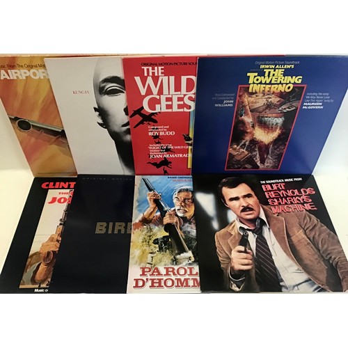 69 - LARGE COLLECTION OF VARIOUS FILM SOUNDTRACK LP RECORDS. This collection features many albums and inc... 