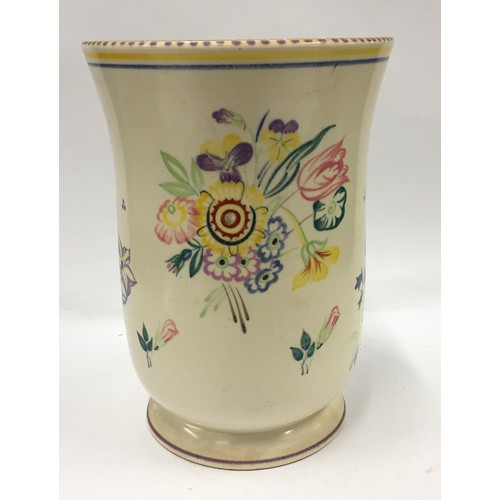 1 - Poole Pottery large MF pattern vase 11.2