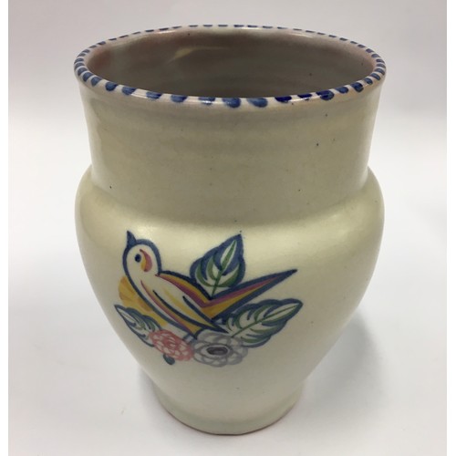 9 - Poole Pottery Carter Stabler Adams shape 466 YY pattern vase decorated by Nellie Bishton (Blackmore)... 