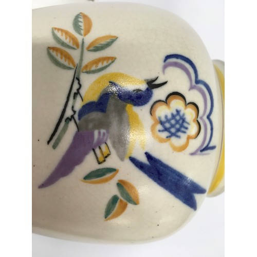 34 - Poole Pottery shape 336 MD pattern vase decorated by Marjorie Batt 6.75