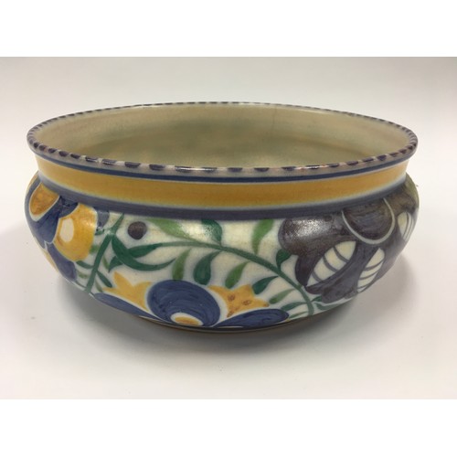 36 - Poole Pottery Carter Stabler Adams shape 564 OT pattern bowl 9.5