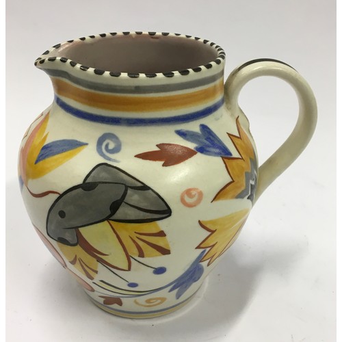 51 - Poole Pottery shape 603 ZH pattern jug 5.4