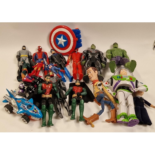 3 - Collection of various action figures and other misc toys.