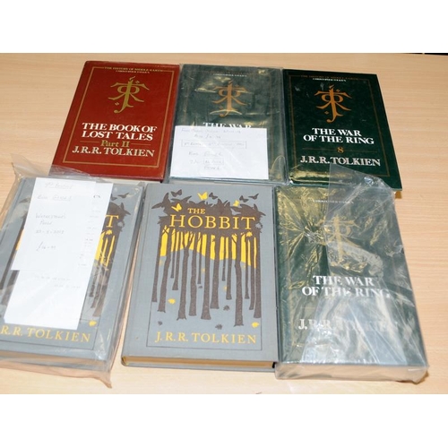 92 - Collectible Lord of the Rings books to include versions of The Hobbit, The Book of Lost Tales and co... 