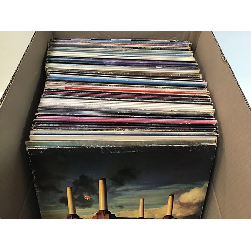 423 - BOX OF VARIOUS ROCK AND POP VINYL LP RECORDS. This selection consists of artists - ZZ Top - Pink Flo... 