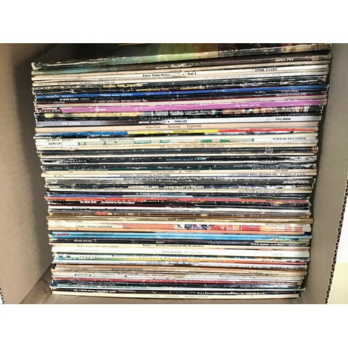 423 - BOX OF VARIOUS ROCK AND POP VINYL LP RECORDS. This selection consists of artists - ZZ Top - Pink Flo... 