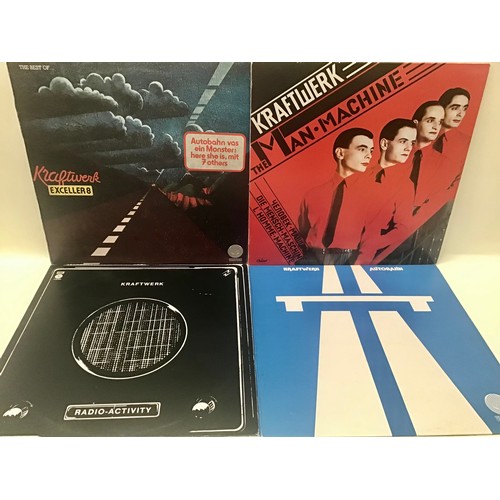 131 - KRAFTWERK X 4 LP RECORDS. Titles are as follows - Autobahn - Radio Activity - The Man Machine - Exce... 