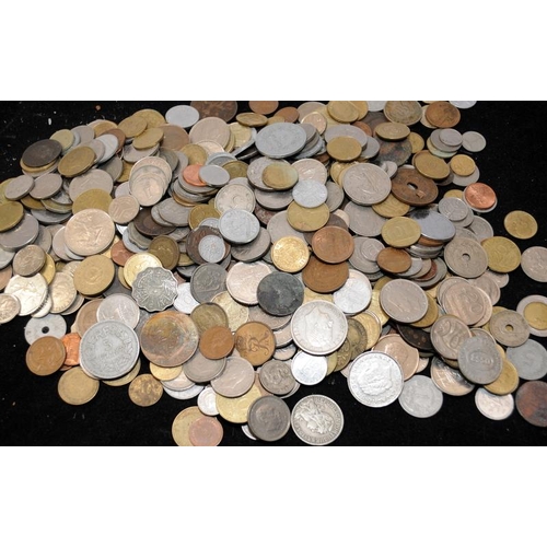 116 - Box Foreign Coins (3)