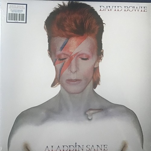 44 - DAVID BOWIE ‘ALADDIN SANE’ 45TH ANNIVERSARY LTD EDT SILVER LP VINYL RECORD. To celebrate the 45th An... 