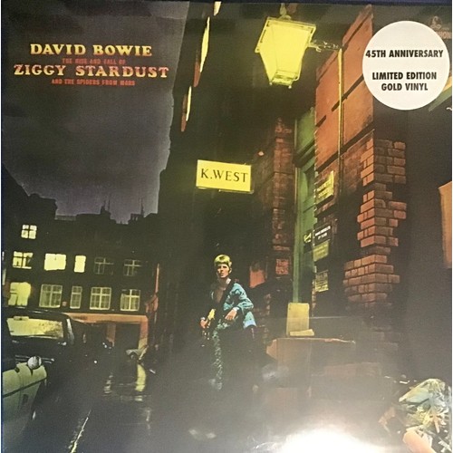 301 - DAVID BOWIE - ZIGGY STARDUST - NEW & SEALED LTD GOLD VINYL LP  ‘The Rise And Fall Of Ziggy Stardust ... 