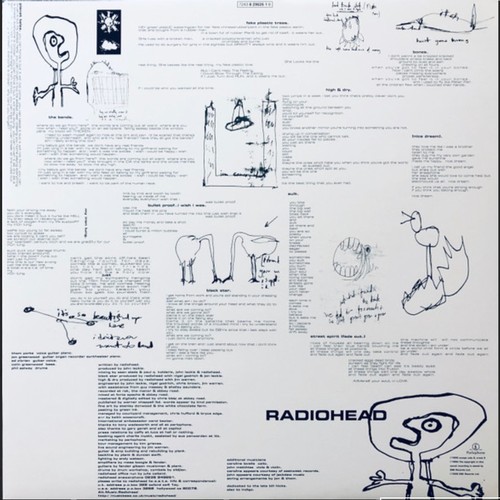 151 - RADIOHEAD ‘THE BENDS’1995 UK VINYL LP + POSTER. Nice Ex condition vinyl album here on Parlophone Rec... 