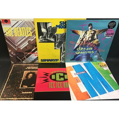 59 - CASE OF VARIOUS VINYL 12” & LP RECORDS. To include artists - Madness - The Beatles - Small Faces - B... 