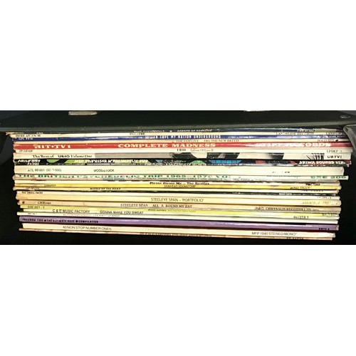 59 - CASE OF VARIOUS VINYL 12” & LP RECORDS. To include artists - Madness - The Beatles - Small Faces - B... 