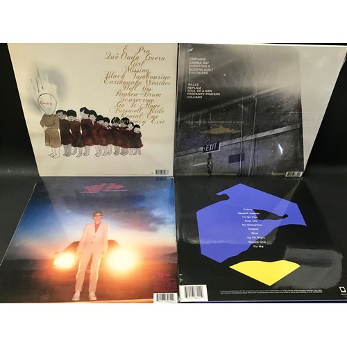 195 - BECK VINYL LP RECORDS X 4. Titles here include - Guero (Ex) - Modern Guilt (Ex) - Hyperspace (Factor... 