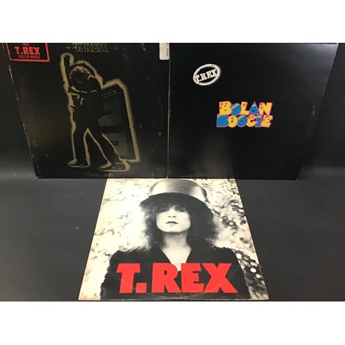 429 - T.REX / MARC BOLAN VINYL LP RECORDS X 3. Albums in this pack include - Electric Warrior (original in... 