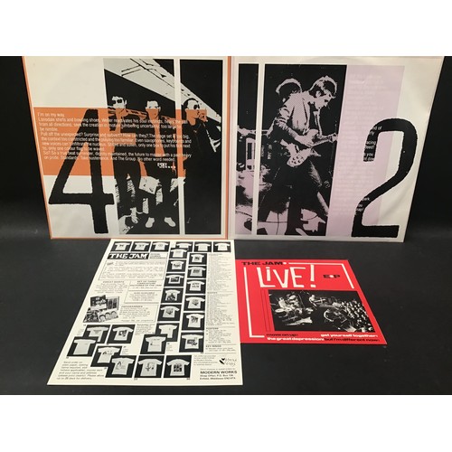 90 - THE JAM VINYL LP RECORD ‘SNAP’ WITH BONUS LIVE EP. Great package here  Including Original sticker on... 