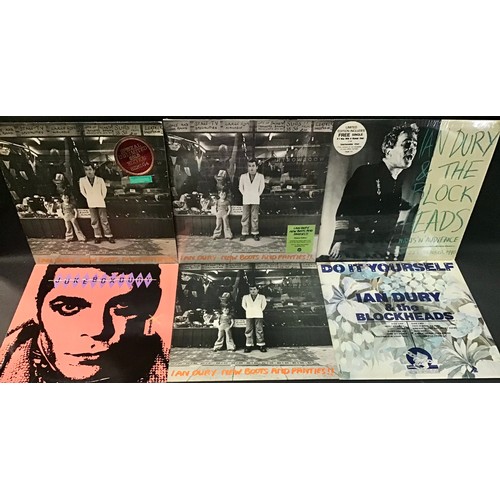 194 - IAN DURY AND PETER GABRIEL LP COLLECTION. Nice selection of 15 albums in this lot to include 9 from ... 