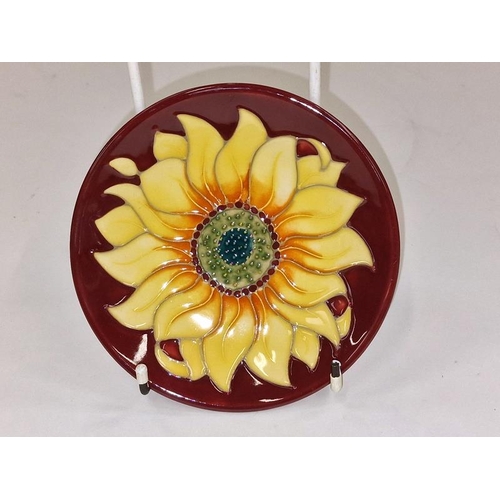 81 - Moorcroft Inca pattern Sun Flower pin dish