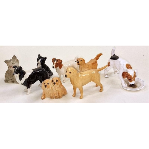 82 - Collection of porcelain animals by Beswick and Royal Doulton