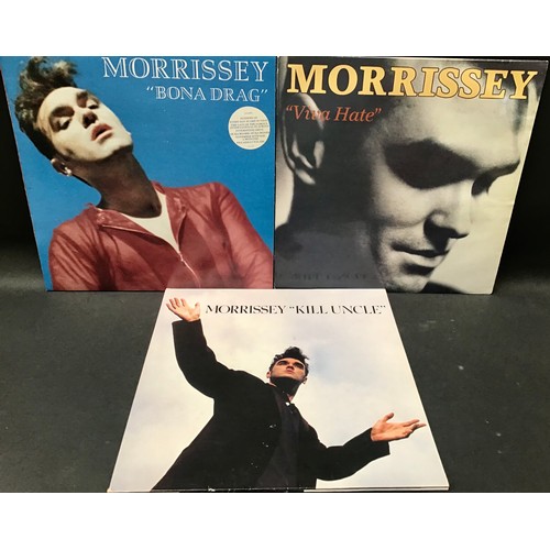 266 - MORRISSEY VINYL LP RECORDS X 3. TItles here are as follows - ‘Bona Drag’ on Parlophone CLP 3788 (VG)... 