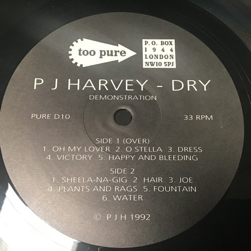 322 - P J HARVEY ‘DRY’RARE ORIGINAL NUMBERED LTD ED UK DOUBLE VINYL LP WITH DEMO DISC. Numbered limited ed... 