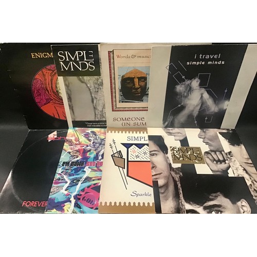 206 - CASE OF VARIOUS 12” AND VINYL LP RECORDS. Artists here to include - Pet Shop Boys - Simple Minds - D... 