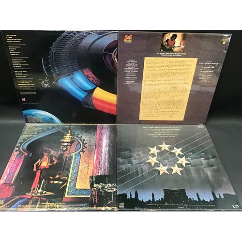 252 - ELECTRIC LIGHT ORCHESTRA VINYL LP RECORDS X 4. Titles here as follows - A New World Record - Greates... 