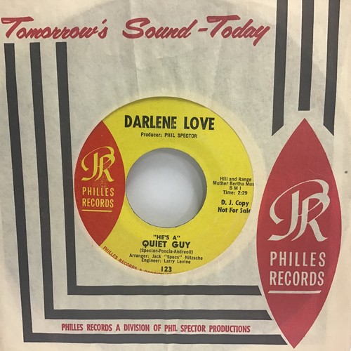 523 - DARLENE LOVE 45 “STUMBLE AND FALL”. DJ promo copy. This item was withdrawn by Phil Spector and repla... 