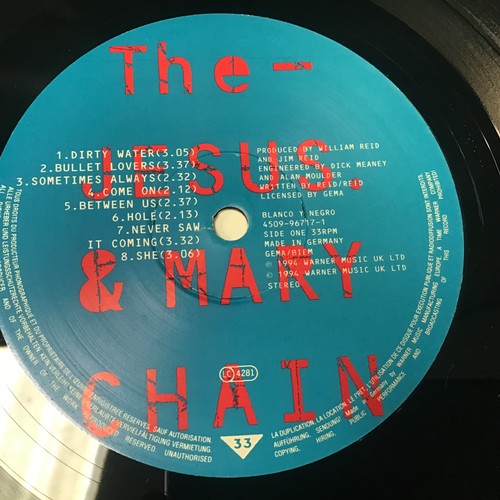 49 - THE JESUS & MARY CHAIN ‘STONED & DETHRONED’ VINYL LP. This is a French release on Blanco Y Negro Lab... 