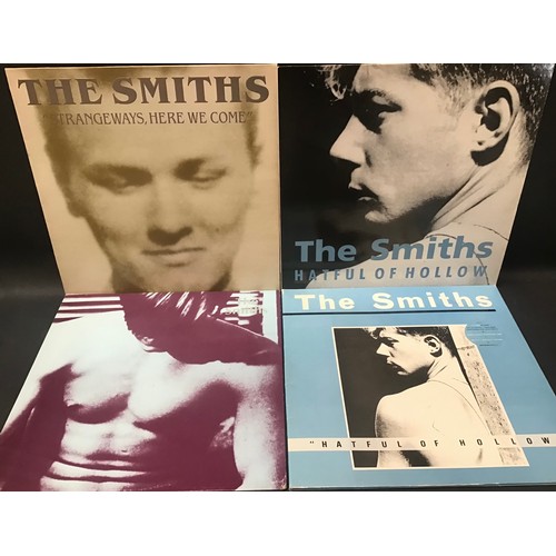 128 - 4 VINYL ALBUMS BY THE SMITHS. Great selection here to include a copy of ‘Strangeways, Here We Come” ... 