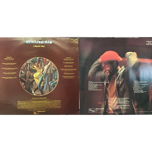 302 - MARVIN GAYE VINYL LP RECORDS X 2. These albums are titled ‘Let’s Get It On’ and ‘I Want You’ both re... 