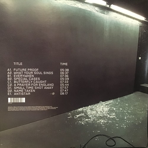 73 - MASSIVE ATTACK TRIPLE LP ‘100TH WINDOW’. Trifold gatefold sleeve with the labels having black engrav... 