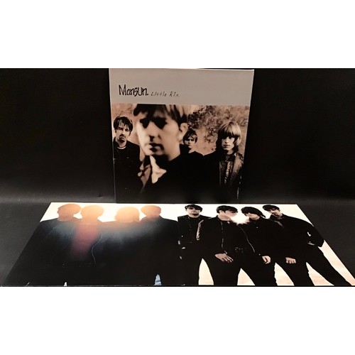 268 - MANSUN VINYL LP RECORDS X 2. Titles here include ‘Little Kix’ released on EMI in 2000 complete with ... 