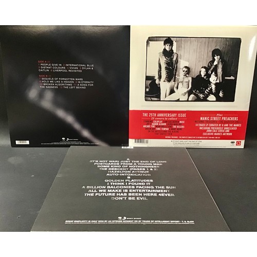 325 - MANIC STREET PREACHERS VINYL LP RECORDS. Here we find in as new condition copies of - Postcards From... 