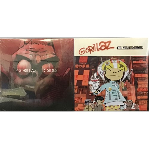29 - 2 GORILLAZ FACTORY SEALED VINYL ALBUMS. These albums are titled D Sides and G Sides and were both re... 