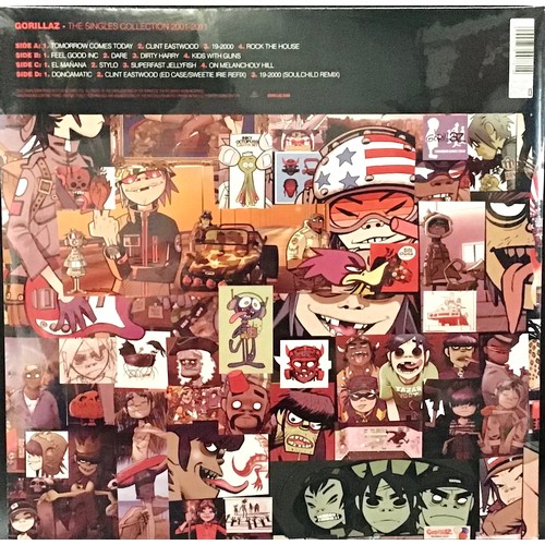 319 - GORILLAZ SEALED VINYL ALBUM ‘THE SINGLES COLLECTION 2001-2011’. Limited double album from EMI Record... 