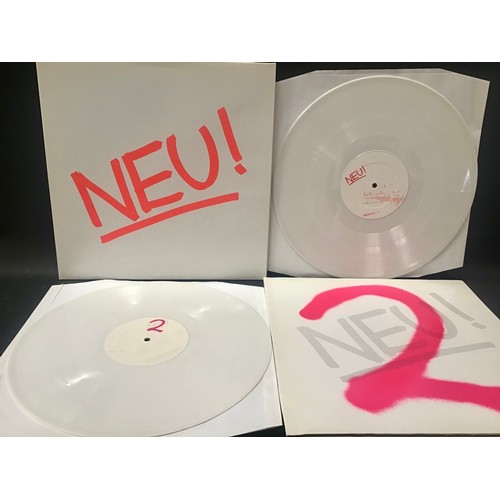 391 - NEU! VINYL LP RECORDS X 3. These Krautrock ensemble are as followed - Neu! ‘75 - Neu! (White vinyl) ... 